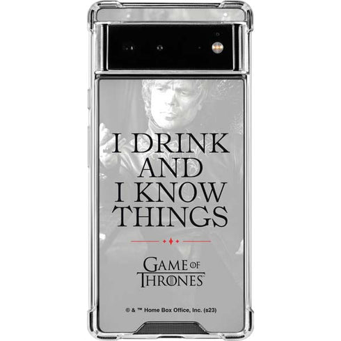 Game of Thrones: Tyrion Lannister Quote Google Pixel 6 Clear Case